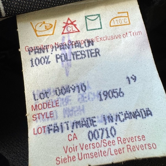 Joseph Ribkoff Black Wide-Leg Overlay Pants Size 4 | Slit Drape Palazzo - Picture 11 of 12